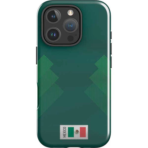 Mexico Soccer Flag iPhone 16 Pro Impact Case